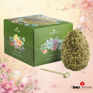 Uovo di Pasqua Bonfissuto al Pistacchio 500 grammi artigianale siciliano in confezione elegante
