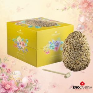 Uovo di Pasqua Bonfissuto alla Nocciola 500 grammi artigianale siciliano in confezione elegante